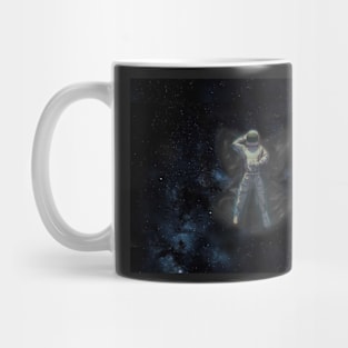 angel snow astronaut Mug